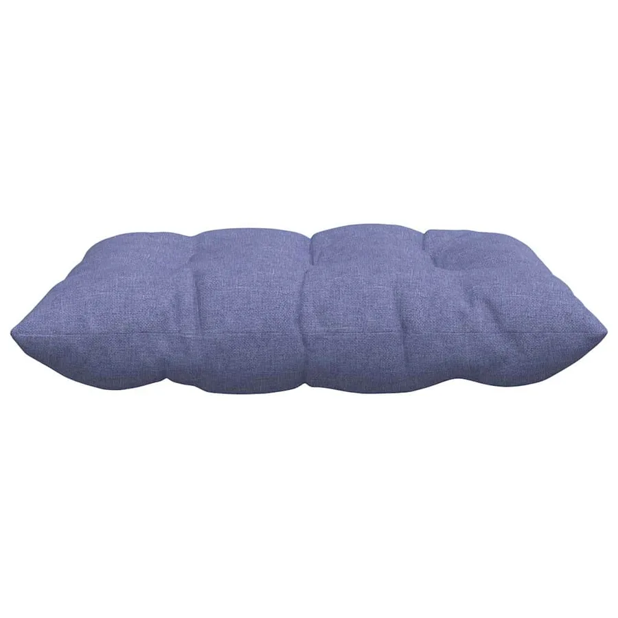 Coussins de siège 4 pcs Bleu denim 40 x 40 x 6 cm tissu - 6