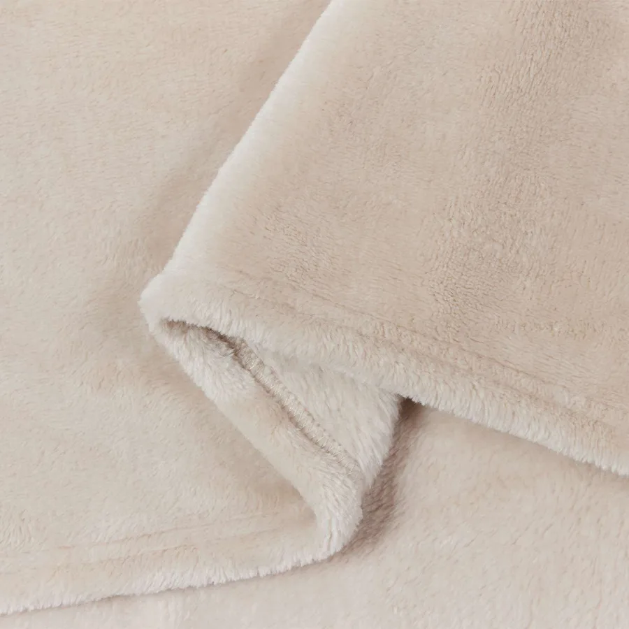 Jeté Beige 130 x 150 cm Toison - 6