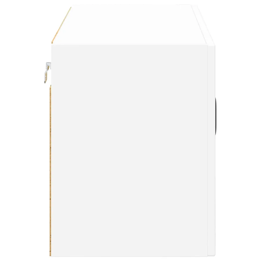 Cabinet en verre mural LUCCA Blanc 80 x 31 x 40 cm - 7