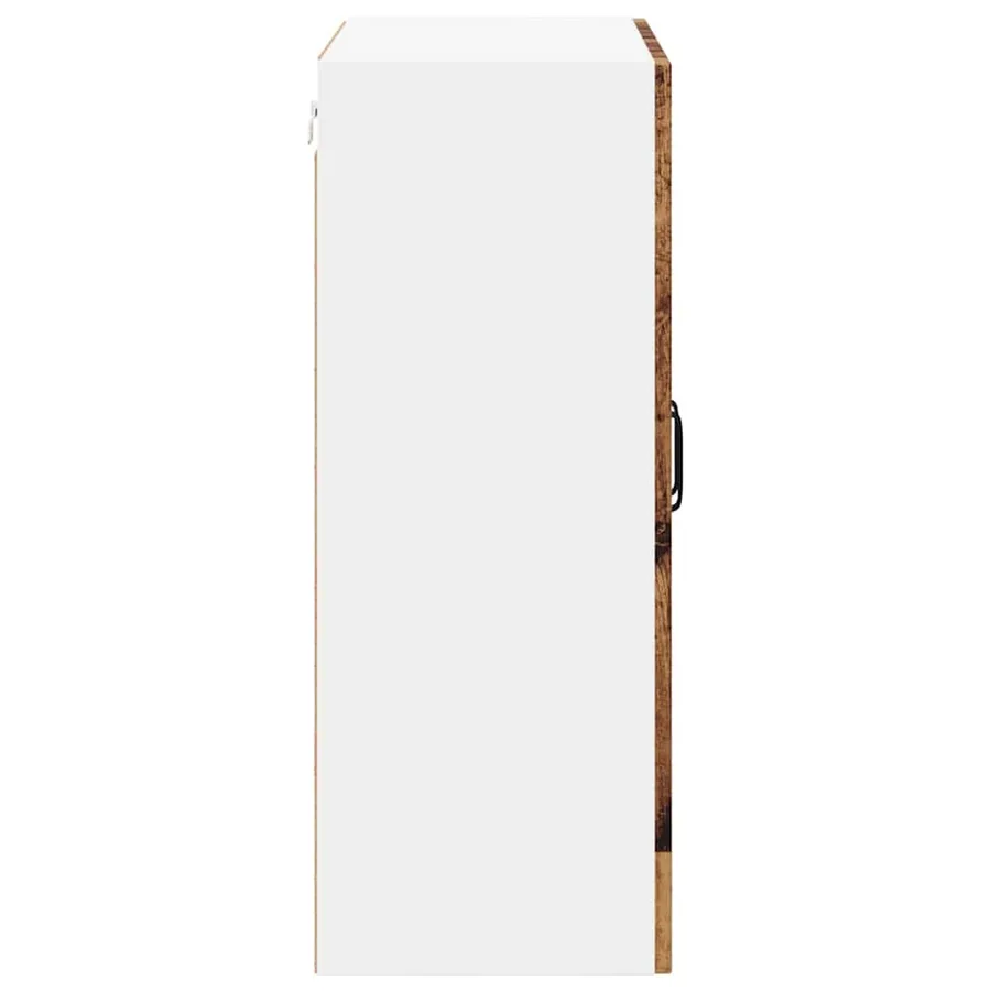 Cabinet en verre mural LUCCA Bois ancien 60 x 31 x 80 cm - 7