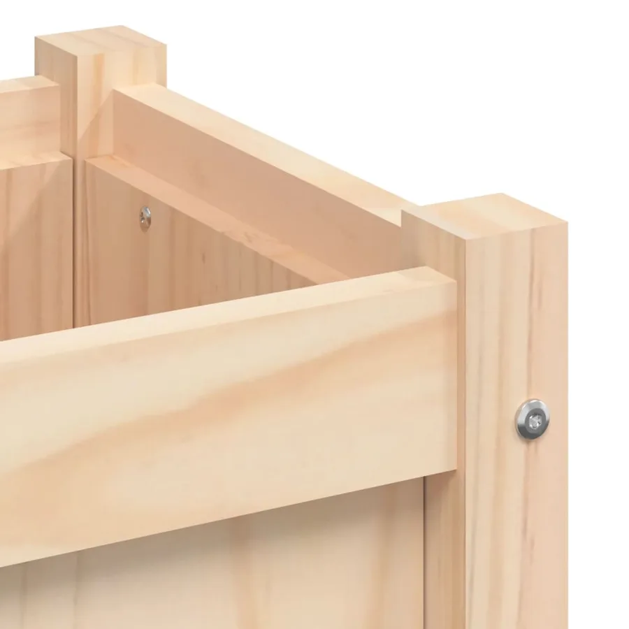 Jardinières 2 pcs bois de pin massif - 10