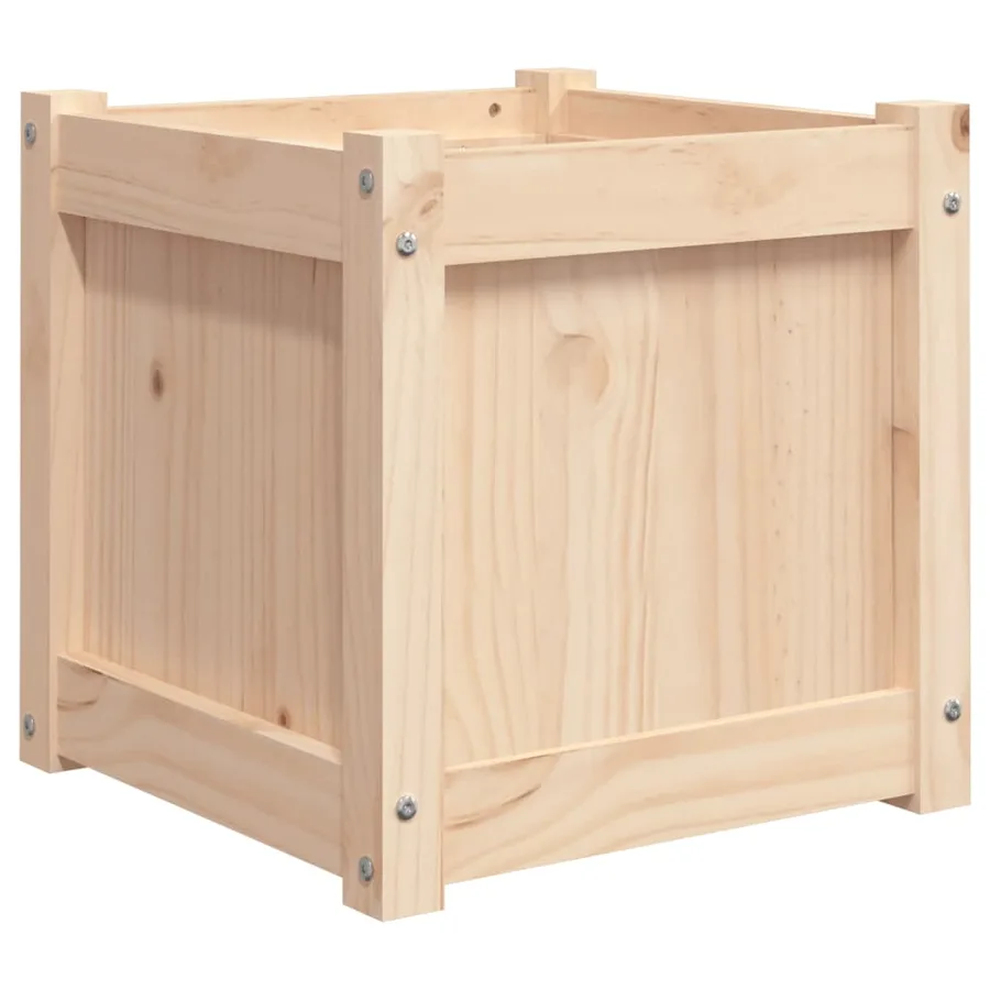 Jardinières 2 pcs bois de pin massif - 5