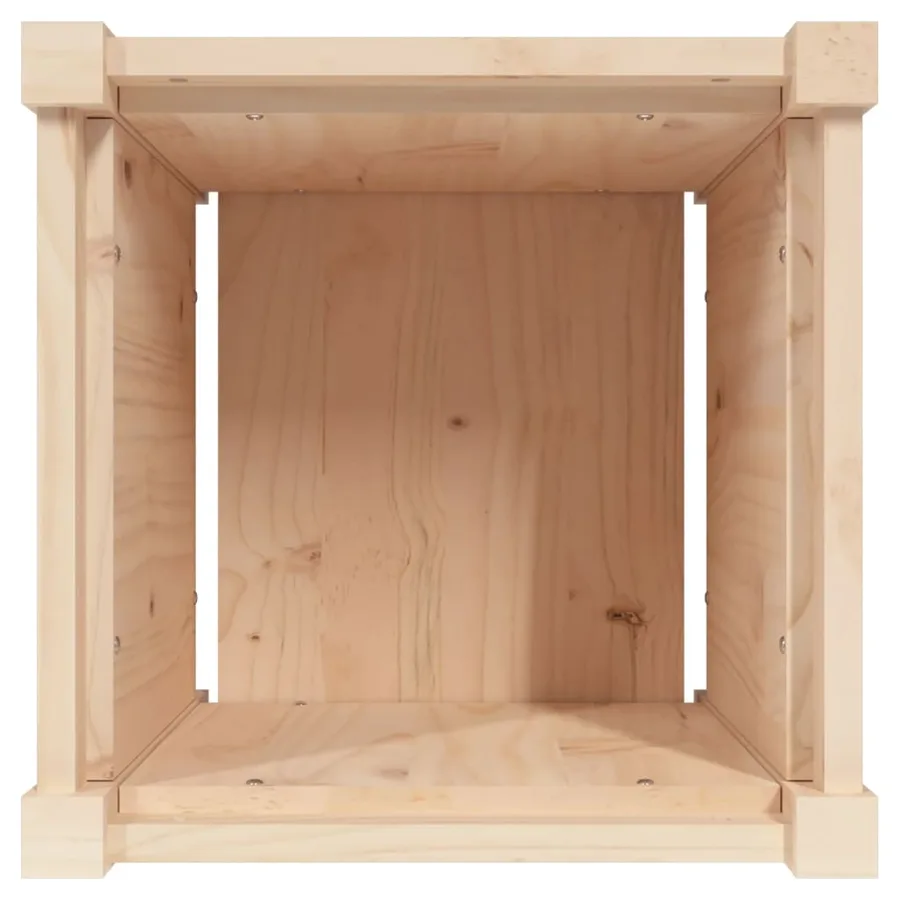 Jardinières 2 pcs bois de pin massif - 9