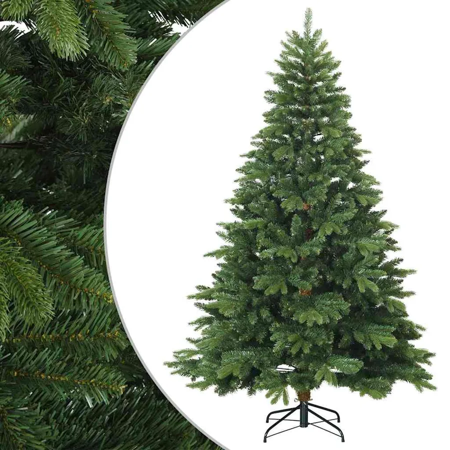 Sapin de Noël Artificiel à Branches Articulées Vert 210 cm - 2