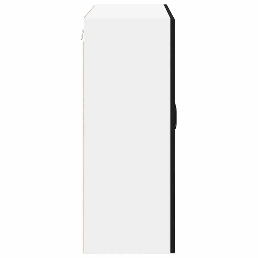 Cabinet en verre mural LUCCA Noir 80 x 31 x 80 cm - 7