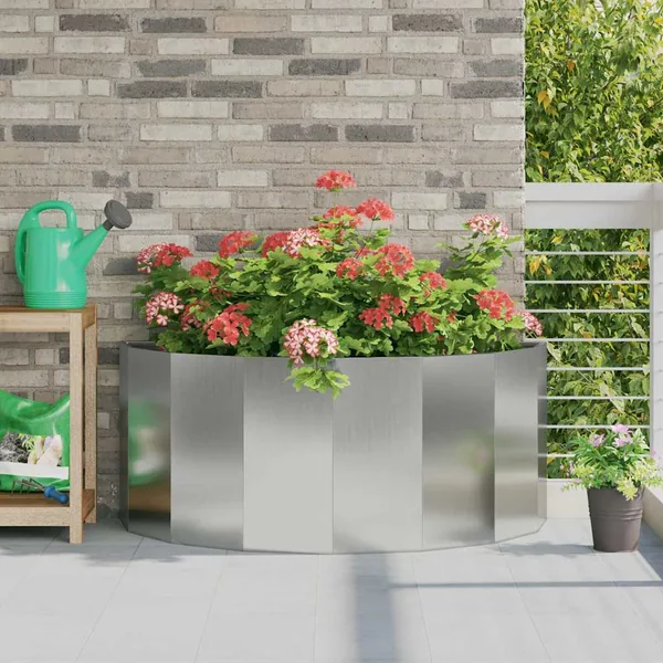 Jardinière Argent 120 x 60 x 50 cm Acier galvanisé