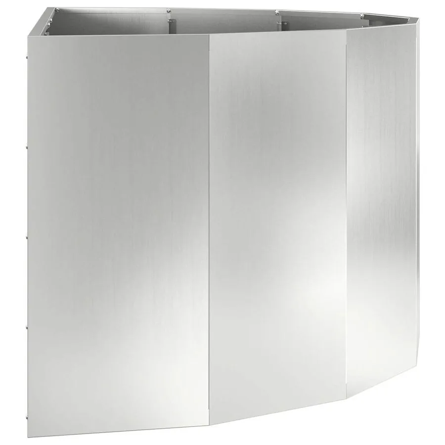 Jardinière Argent 120 x 60 x 50 cm Acier galvanisé - 6