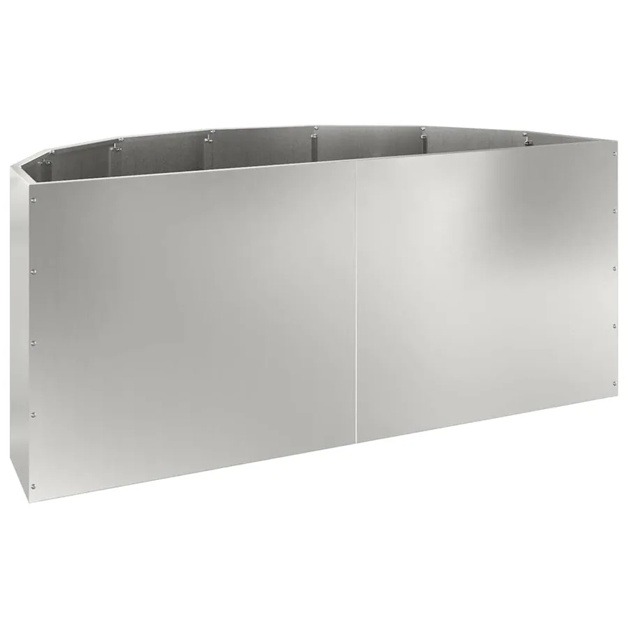 Jardinière Argent 120 x 60 x 50 cm Acier galvanisé - 7