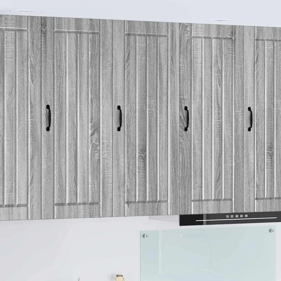 Meuble mural LUCCA Sonoma gris 40 x 31 x 100 cm