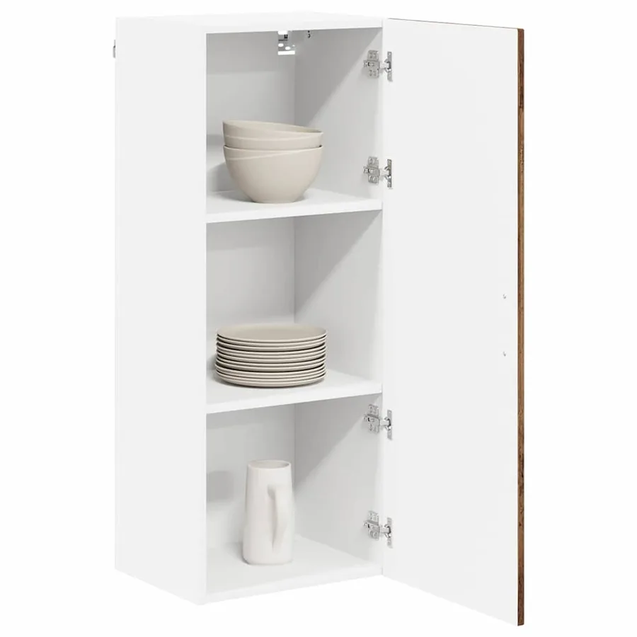 Meuble mural LUCCA Bois ancien 40 x 31 x 100 cm - 3