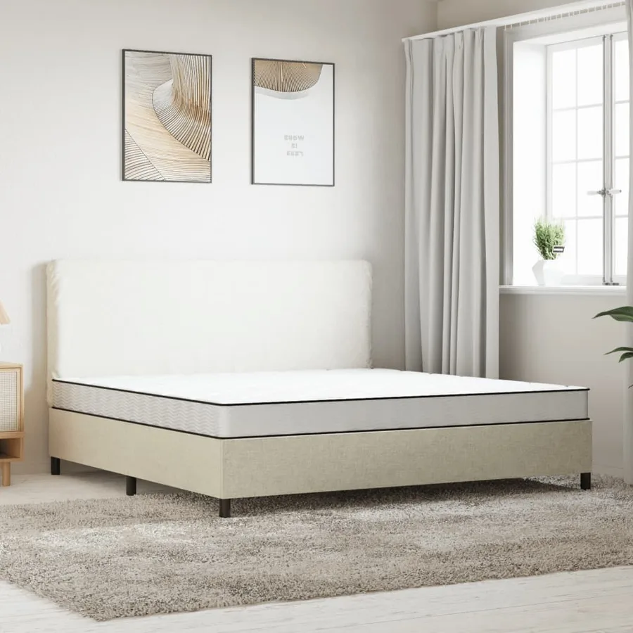 Matelas en mousse moyennement doux 200x200 cm - 2