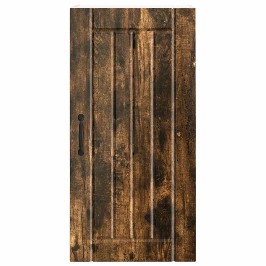 Meuble mural LUCCA Chêne fumé 40 x 31 x 80 cm Bois d'ingénierie - 6