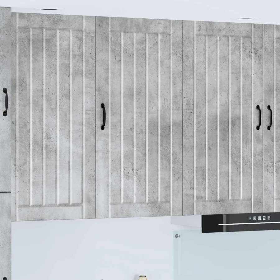 Meuble mural LUCCA Gris béton 50 x 31 x 100 cm