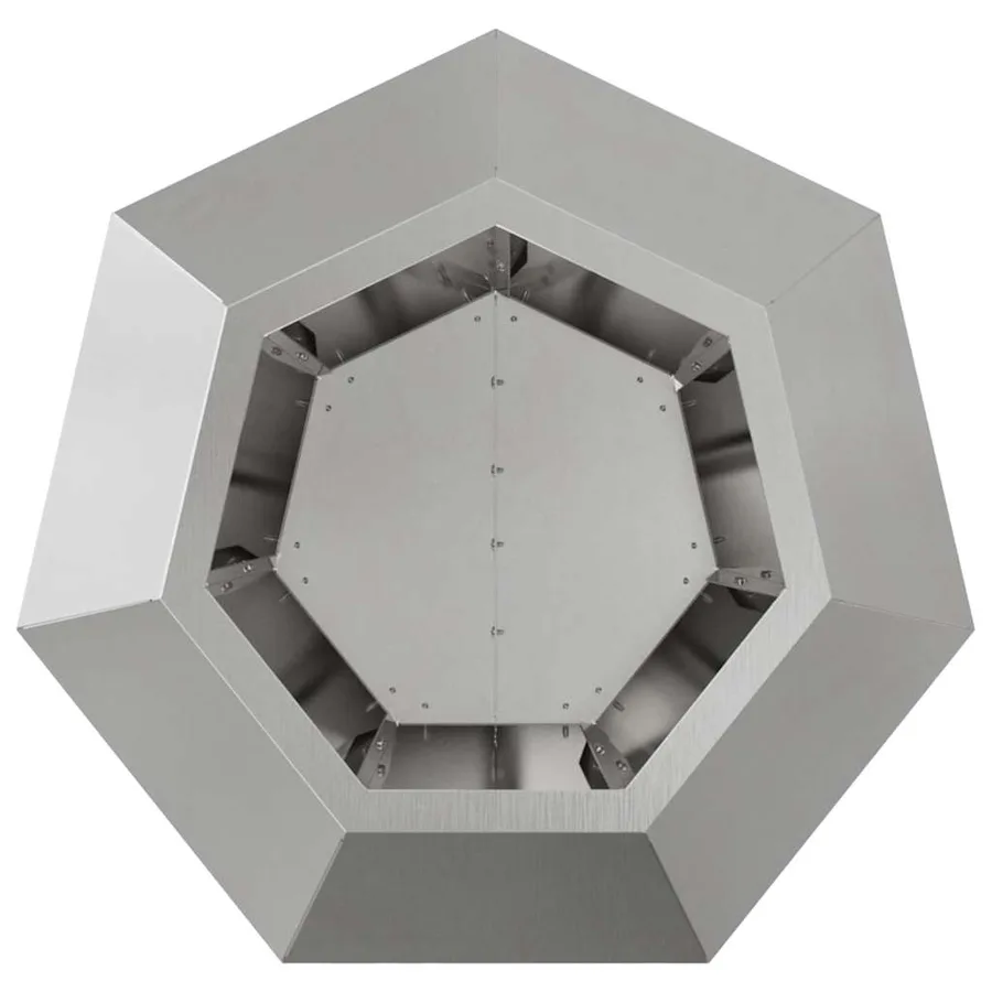 Jardinière Argent 50 x 50 x 40 cm Acier inoxydable - 6
