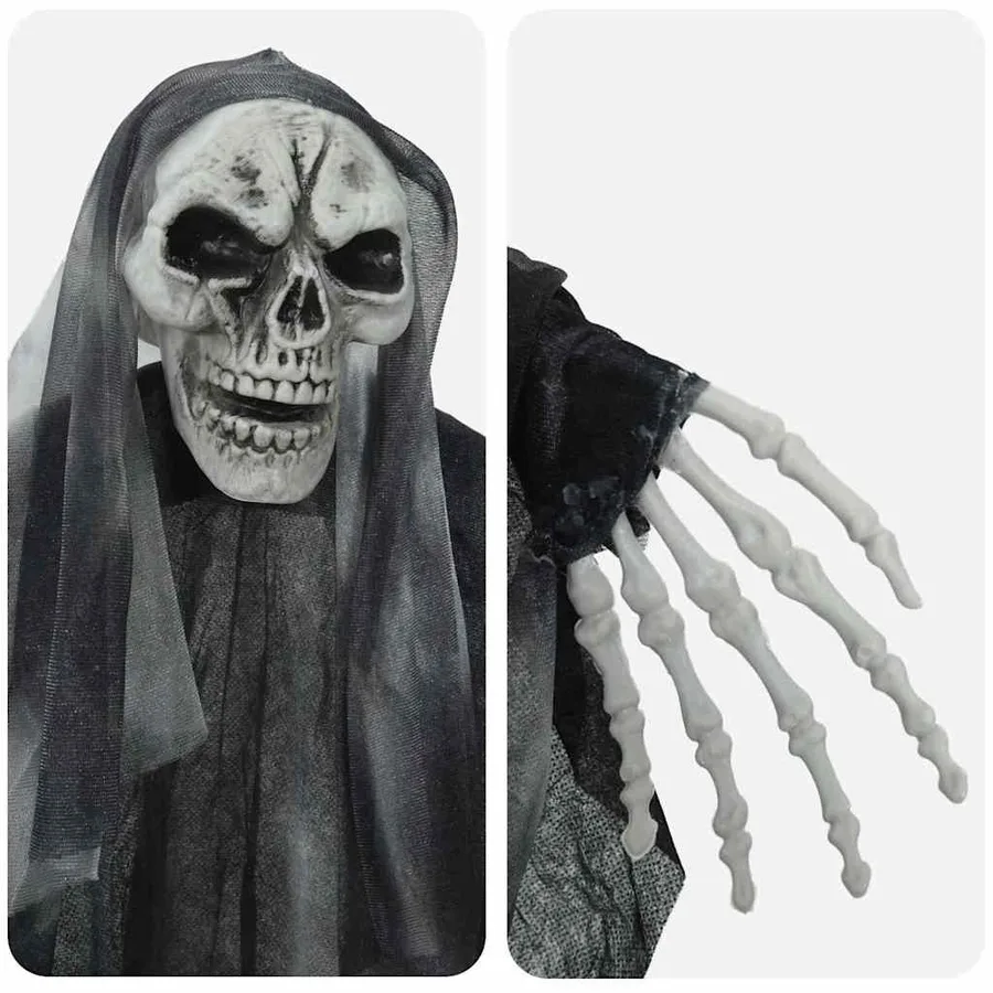 Fantôme Suspendu Halloween 3 pcs Noir 66 x 110 cm Polyester - 6