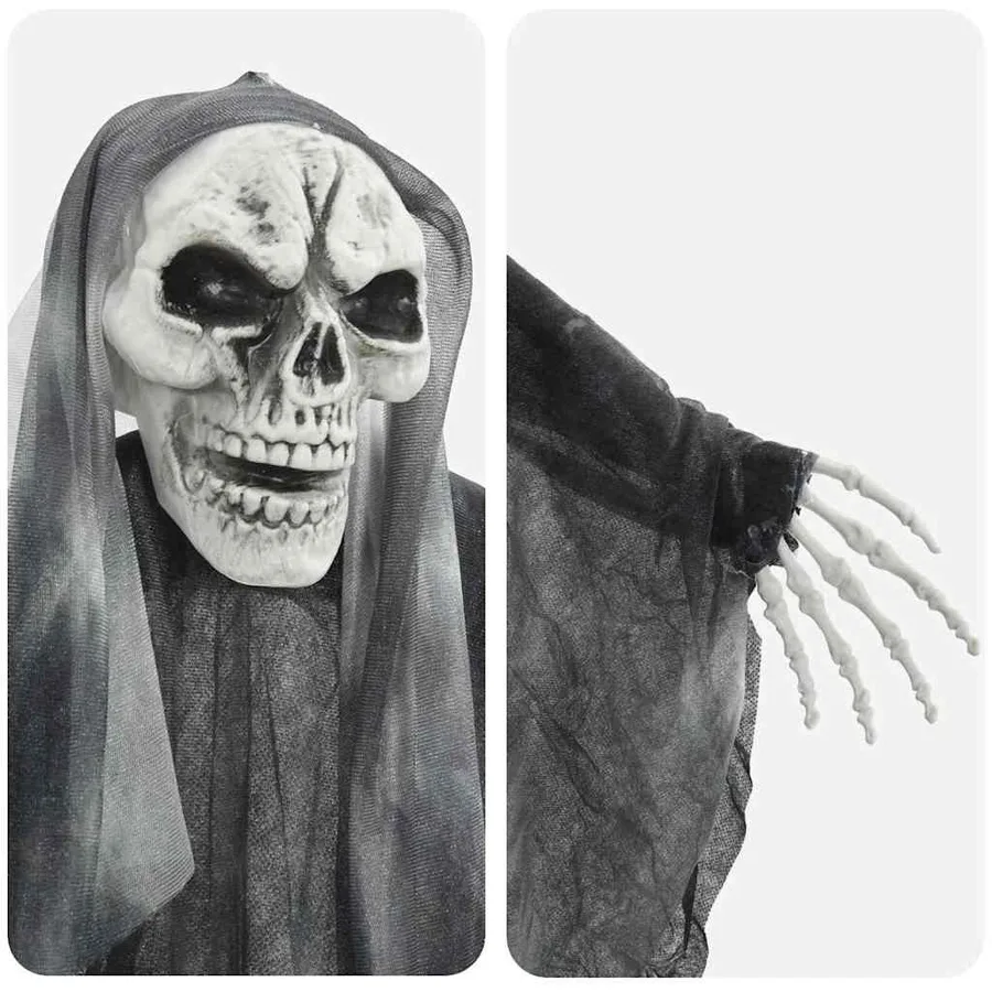 Fantôme Suspendu Halloween 3 pcs Noir 66 x 110 cm Polyester - 7