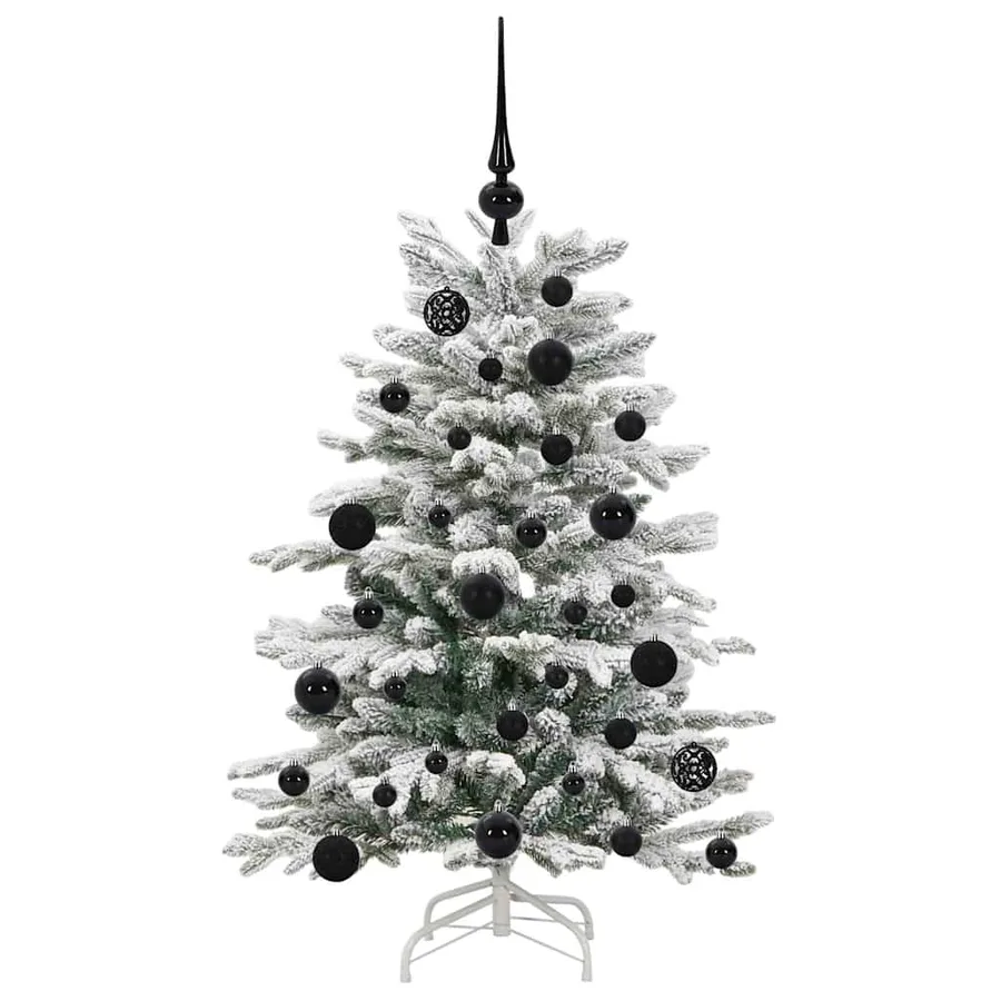 Sapin de Noël Artificiel à Branches Articulées Blanc 120 cm - 4