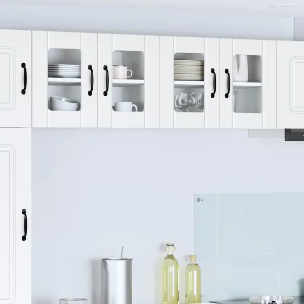 Cabinet en verre mural LUCCA Blanc 60 x 31 x 40 cm