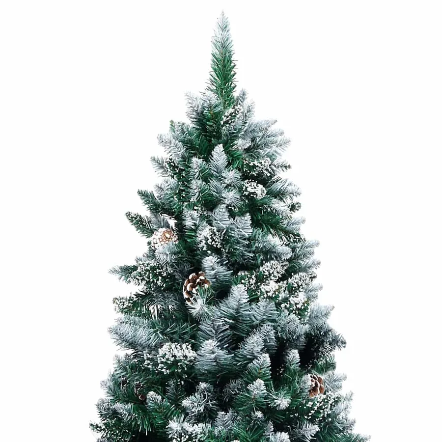Sapin de Noël artificiel Vert 210 cm PVC, Acier et Plastique - 11