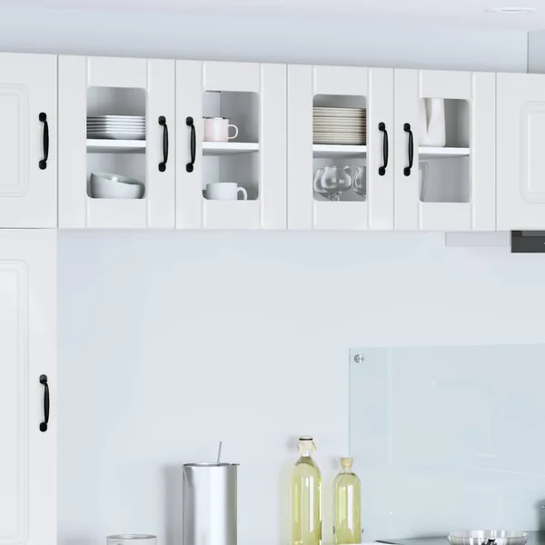 Cabinet en verre mural LUCCA Blanc brillant 60 x 31 x 40 cm
