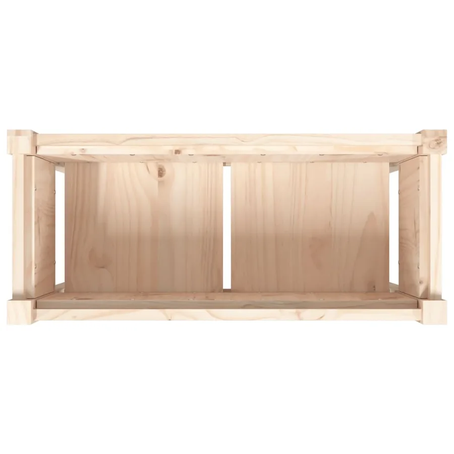 Jardinières avec pieds 70x31x70 cm bois de pin massif - 8