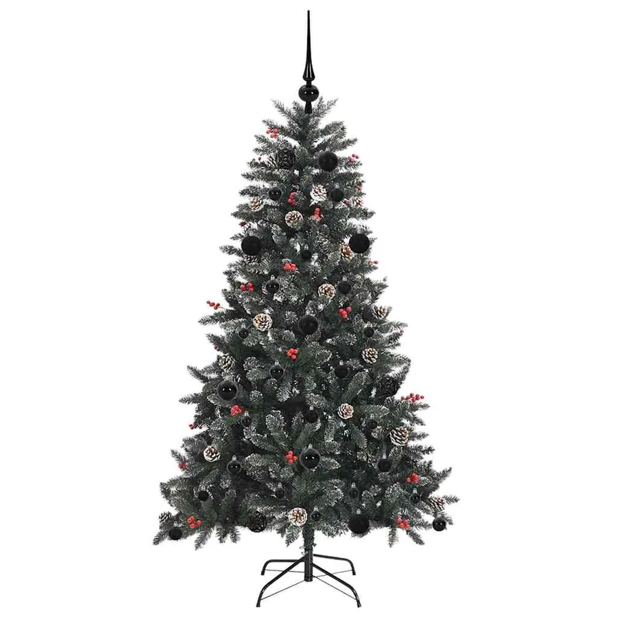 Sapin de Noël artificiel Vert 150 cm PVC, plastique et acier - 4