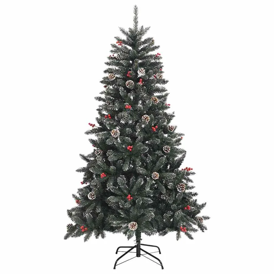 Sapin de Noël artificiel Vert 150 cm PVC, plastique et acier - 5
