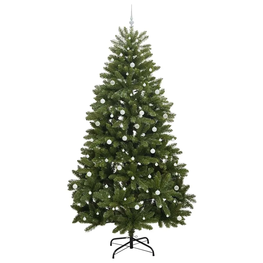 Sapin de Noël artificiel avec 300 LED Vert 300 cm PVC et métal - 4