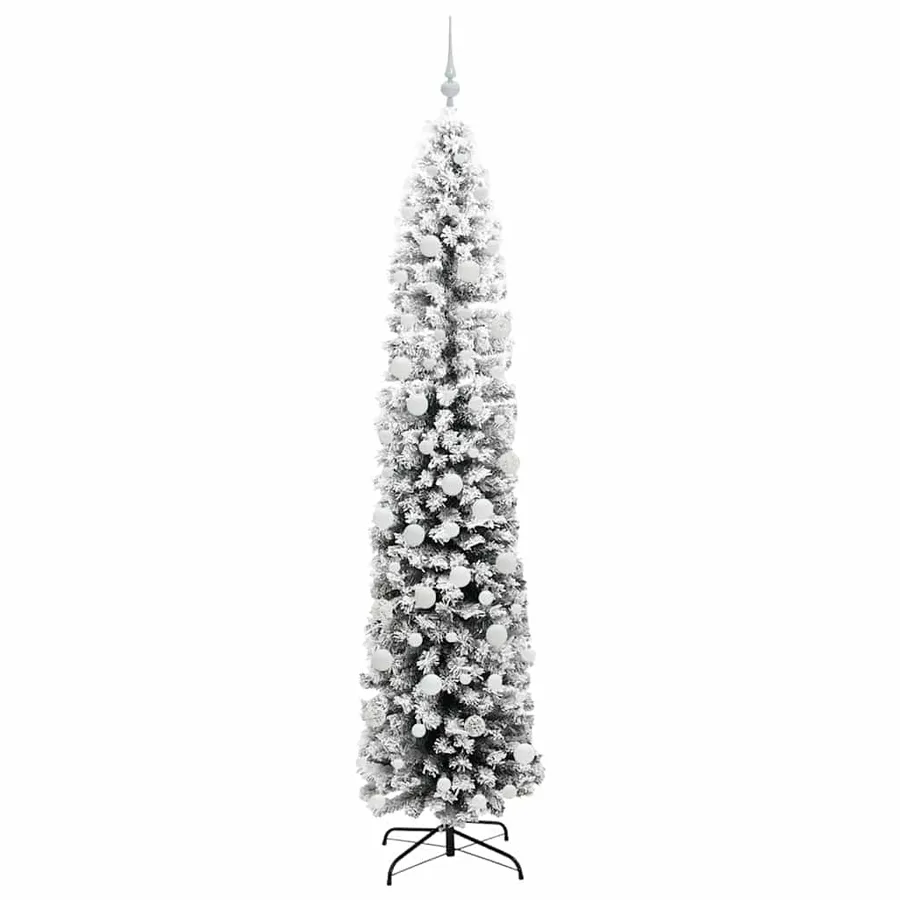 Sapin de Noël artificiel Vert 210 cm PVC et acier et plastique - 4