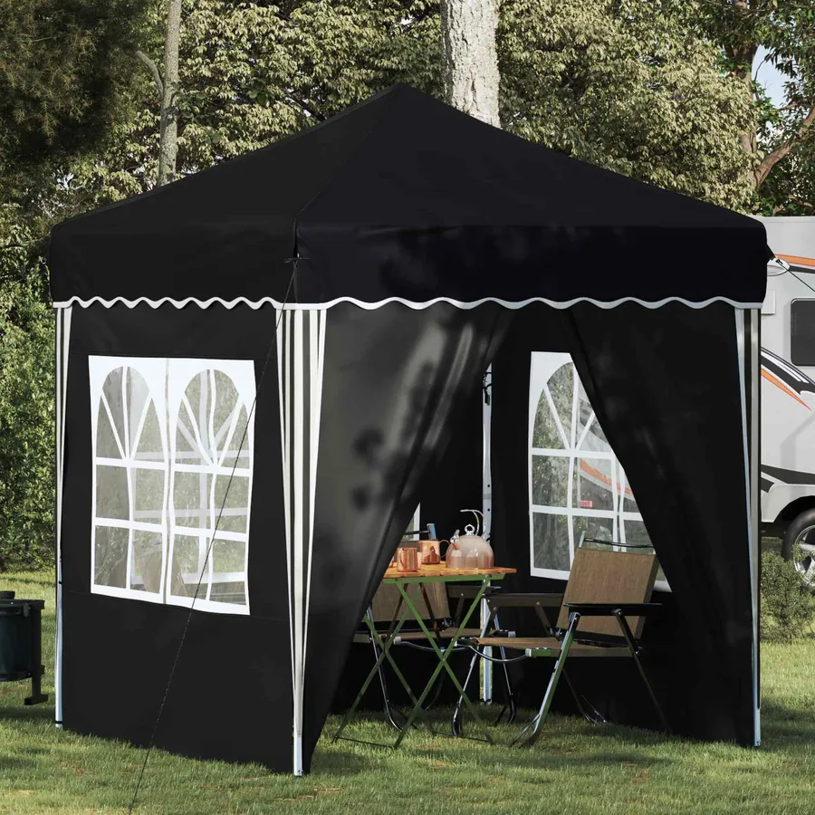 Tente de fête pop-up 195 x 195 x 245 cm Anthracite Tissu Oxford