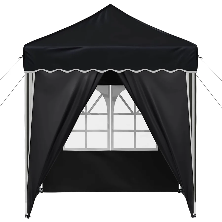 Tente de fête pop-up 195 x 195 x 245 cm Anthracite Tissu Oxford - 7