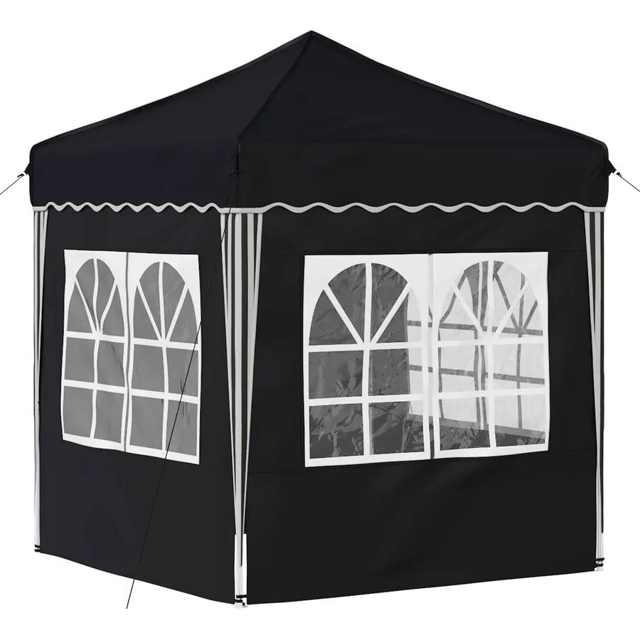 Tente de fête pop-up 195 x 195 x 245 cm Anthracite Tissu Oxford - 9