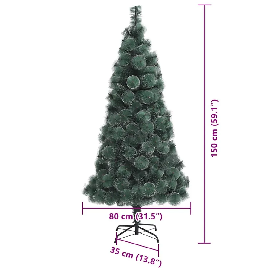 Arbre de Noël artificiel pré-éclairé avec ensemble de boules - 16