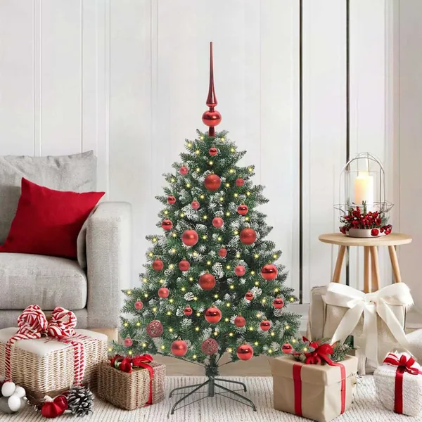 Sapin de Noël artificiel Vert 120 cm PVC, plastique et acier