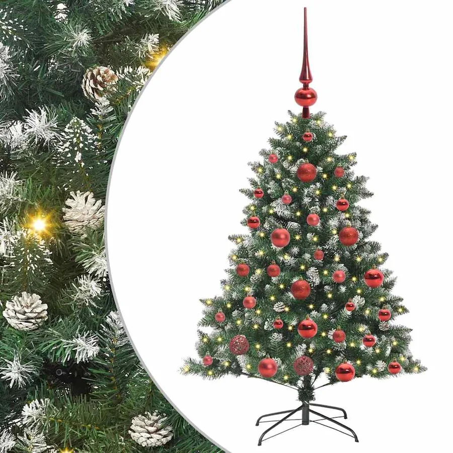 Sapin de Noël artificiel Vert 120 cm PVC, plastique et acier - 2