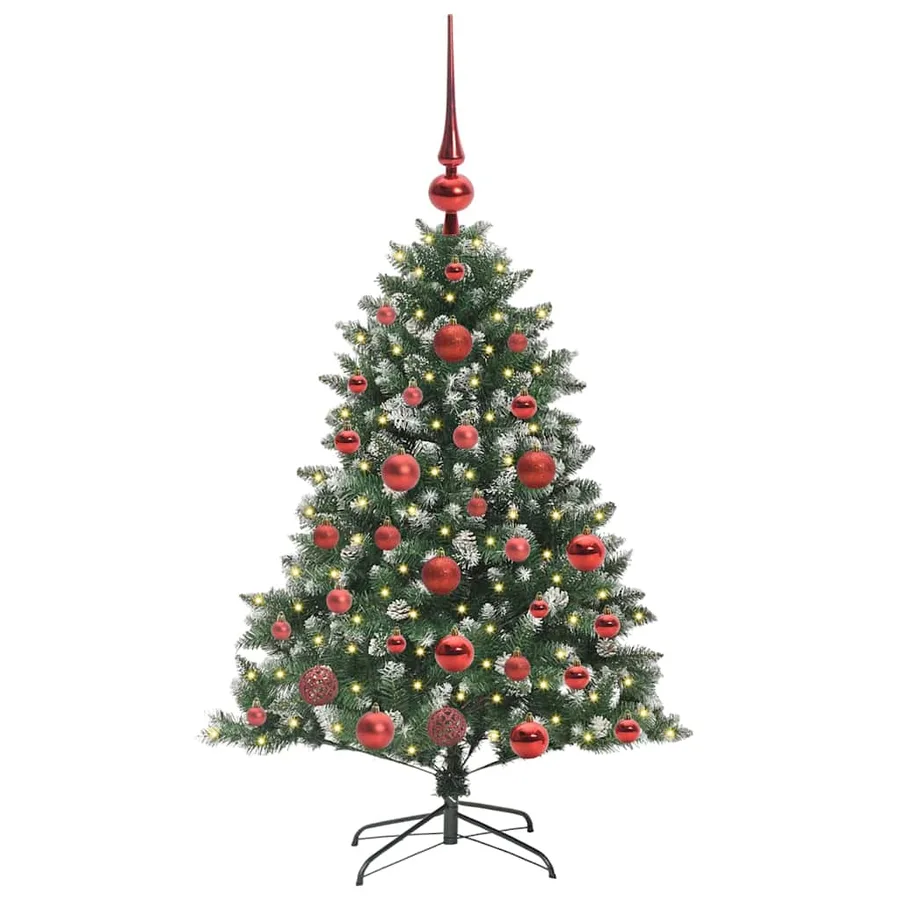 Sapin de Noël artificiel Vert 120 cm PVC, plastique et acier - 3