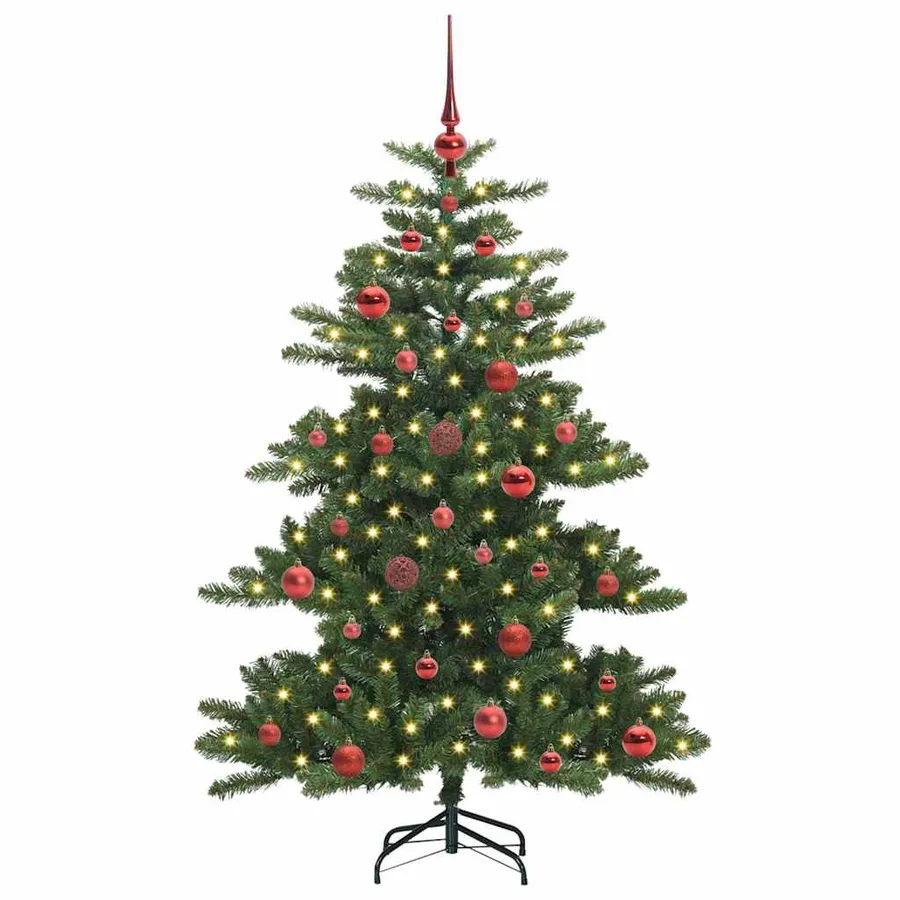 Sapin de Noël Artificiel à Branches Articulées Vert 150 cm - 3