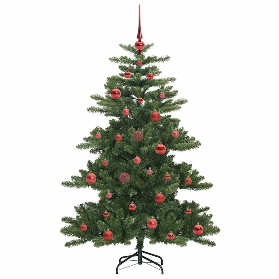 Sapin de Noël Artificiel à Branches Articulées Vert 150 cm - 4