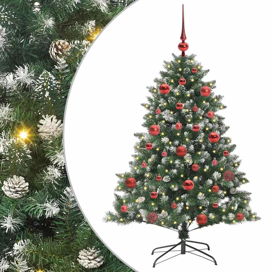 Sapin de Noël artificiel Vert 150 cm PVC, plastique et acier - 2