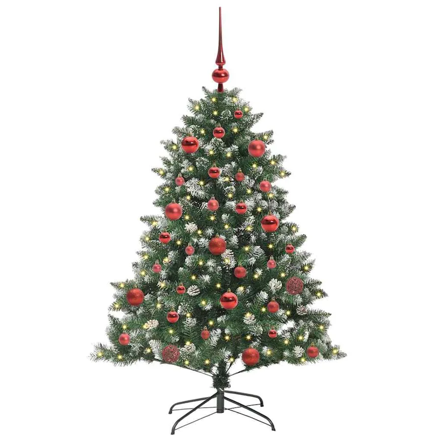 Sapin de Noël artificiel Vert 150 cm PVC, plastique et acier - 3