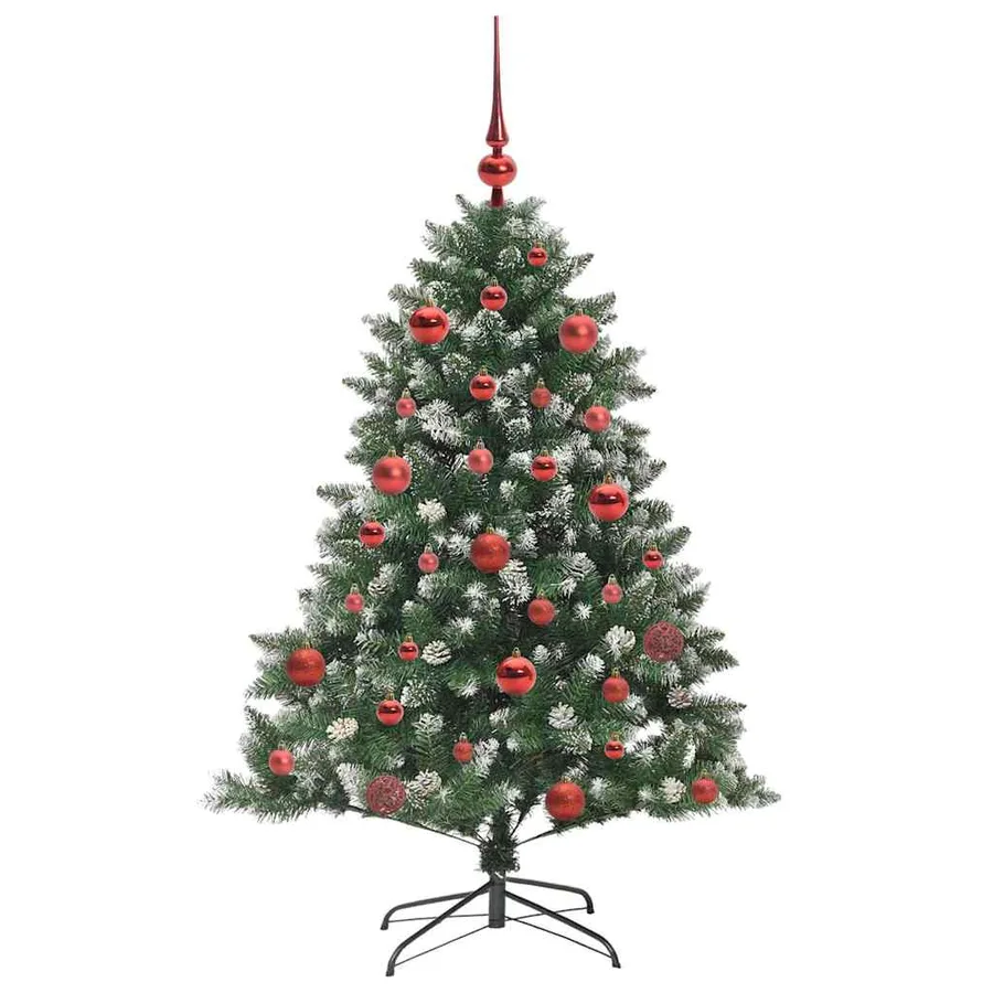 Sapin de Noël artificiel Vert 150 cm PVC, plastique et acier - 4