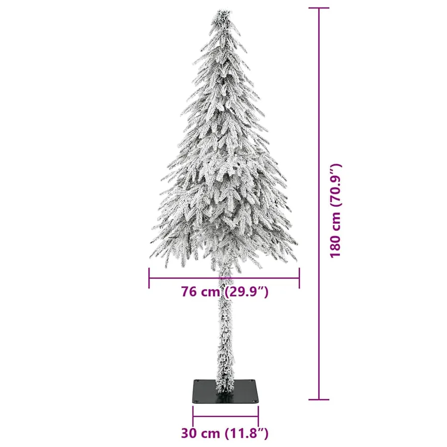 Sapin de Noël avec 300 LED Blanc 180 cm PE et Acier - 16