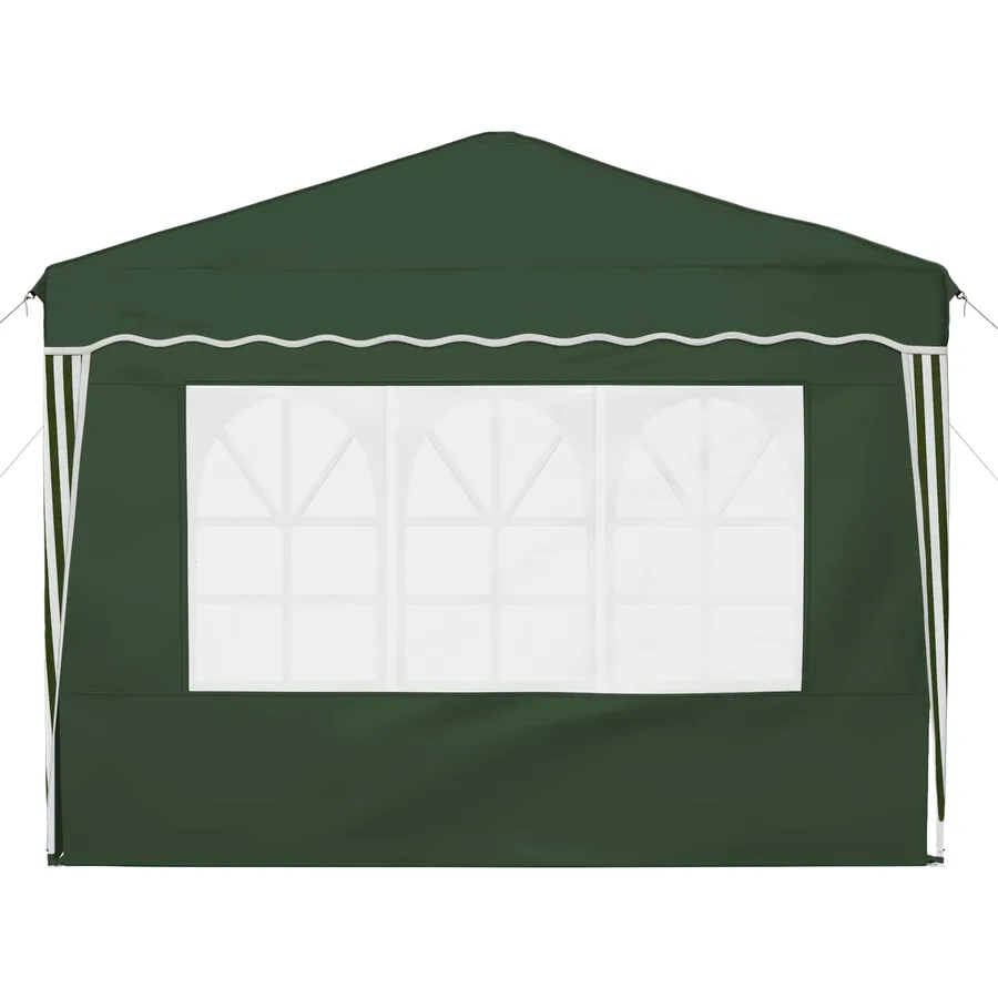 Tente de fête pop-up 288 x 288 x 245 cm Vert Tissu Oxford - 7