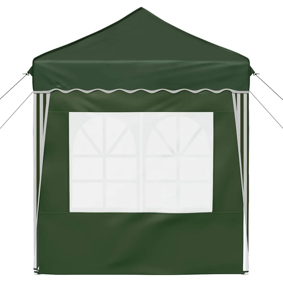 Tente de fête pop-up 195 x 195 x 245 cm Vert Tissu Oxford - 7