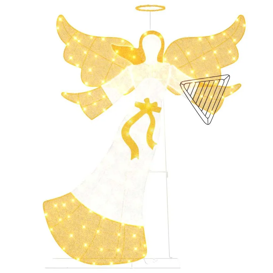 Angle lumineux Blanc chaud 116 x 29 x 158.5 cm Polyester - 2