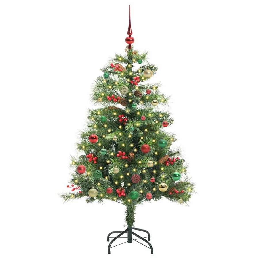 Sapin de Noël artificiel Vert 150 cm PVC et métal - 3