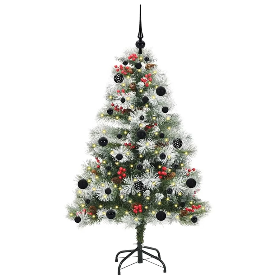 Sapin de Noël artificiel Vert et blanc 150 cm - 3