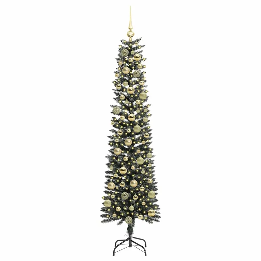 Sapin de Noël artificiel Vert 180 cm PVC, plastique et acier - 3
