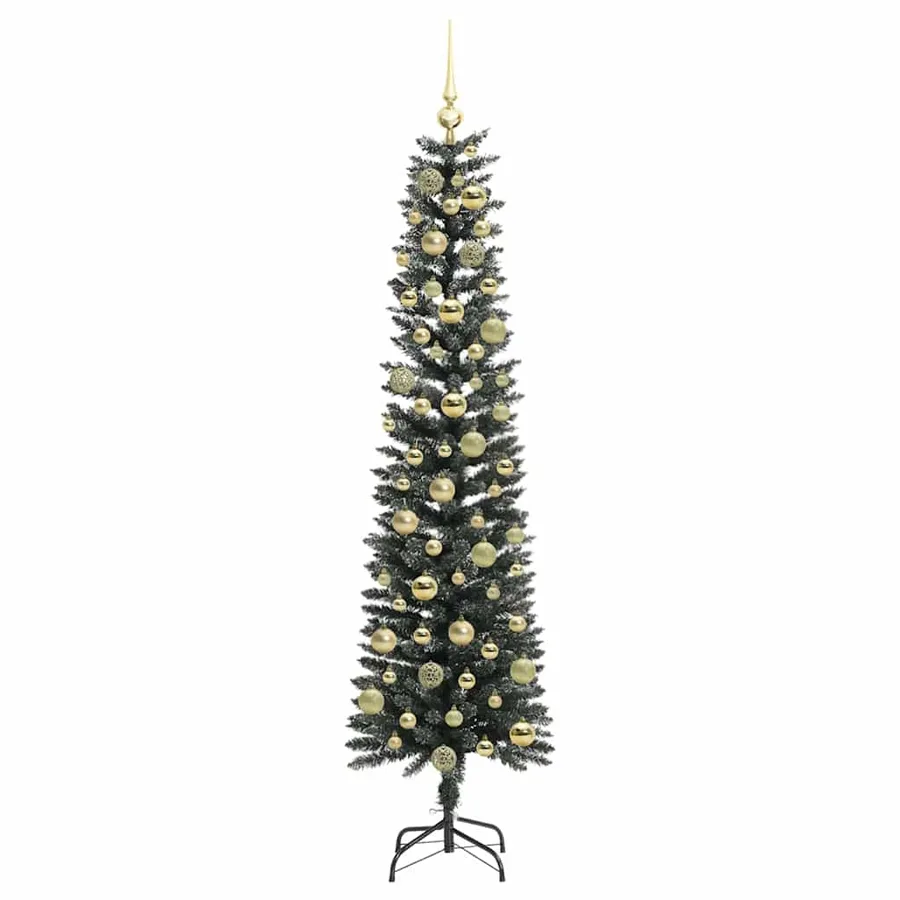 Sapin de Noël artificiel Vert 180 cm PVC, plastique et acier - 4