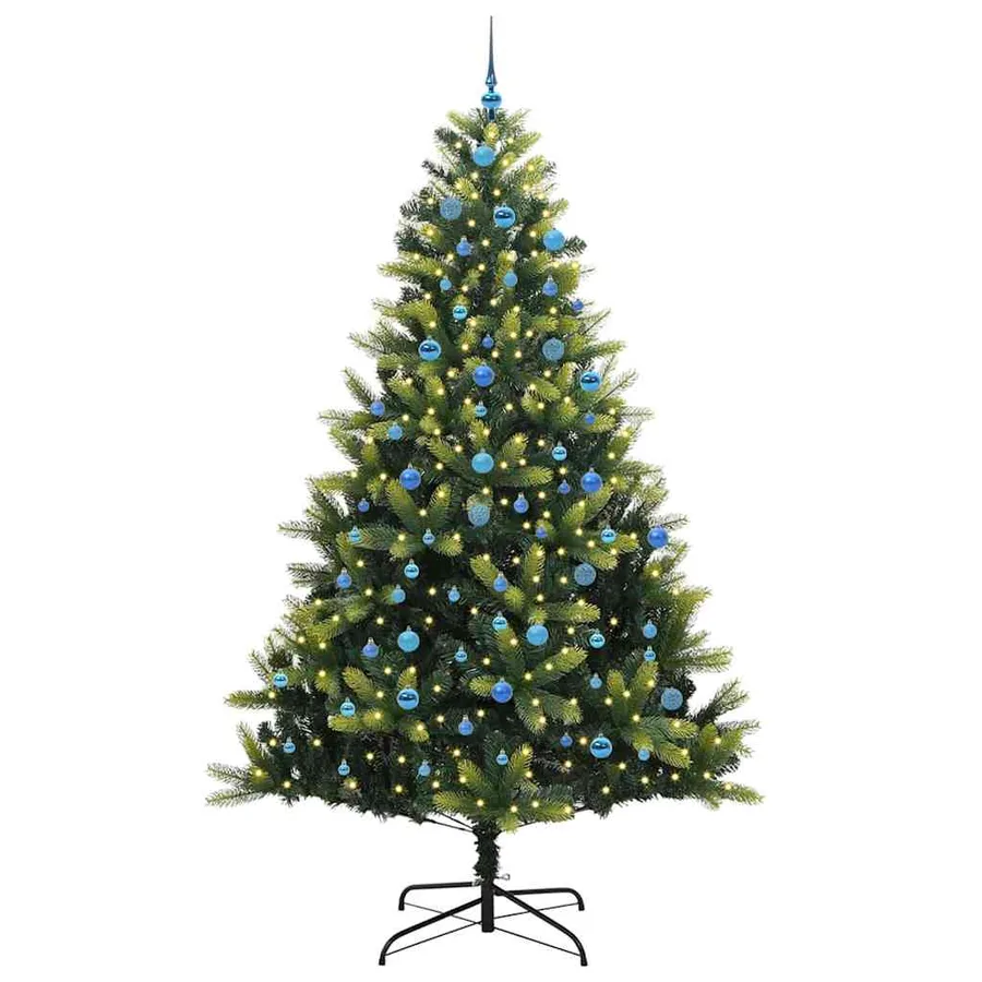 Arbre de Noël artificiel en silicone flexible 300 LEDs 240 cm - 3